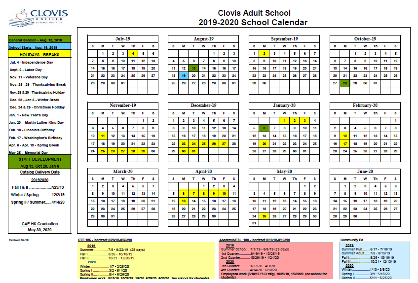 School Calendar